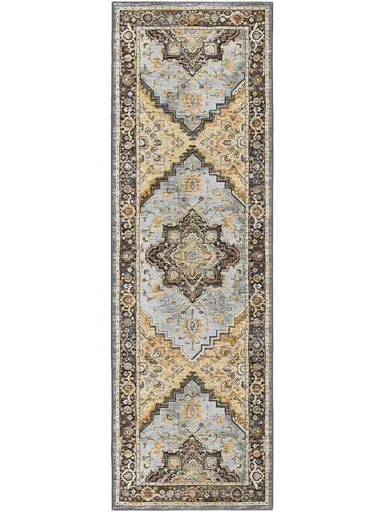 Jericho JC2 Pewter 2'6" x 12' Rug