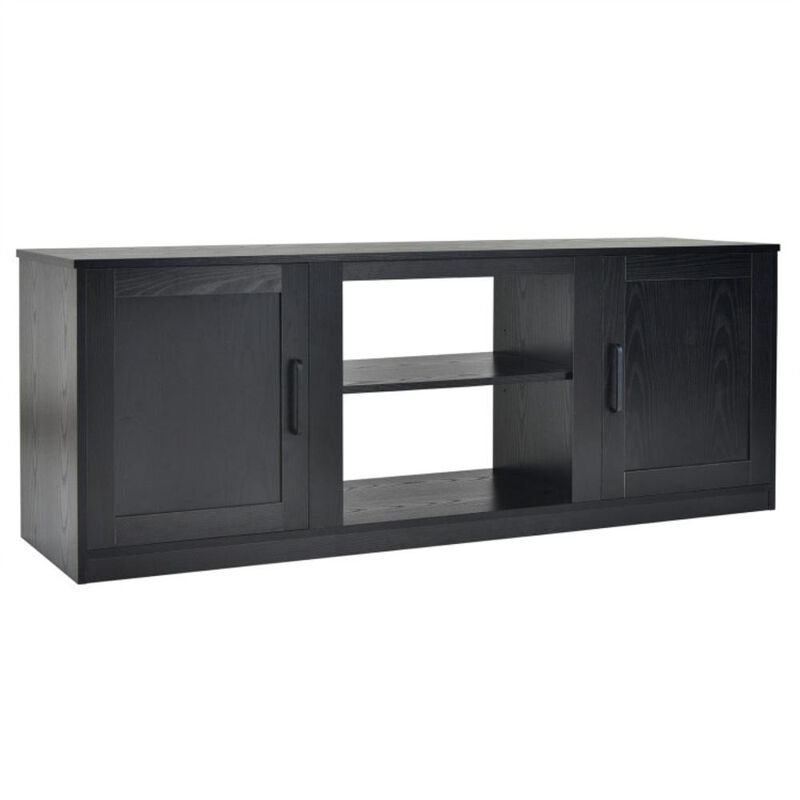 Hivvago 58 Inch TV Stand with 1500W Faux Fireplace for TVs up to 65 Inch