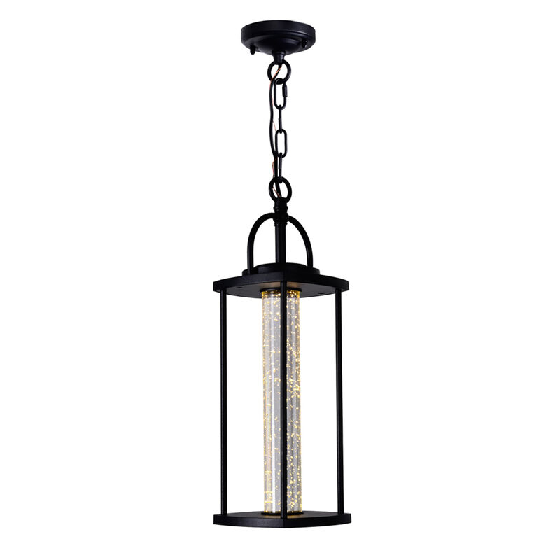 Greenwood LED Outdoor Black Pendant