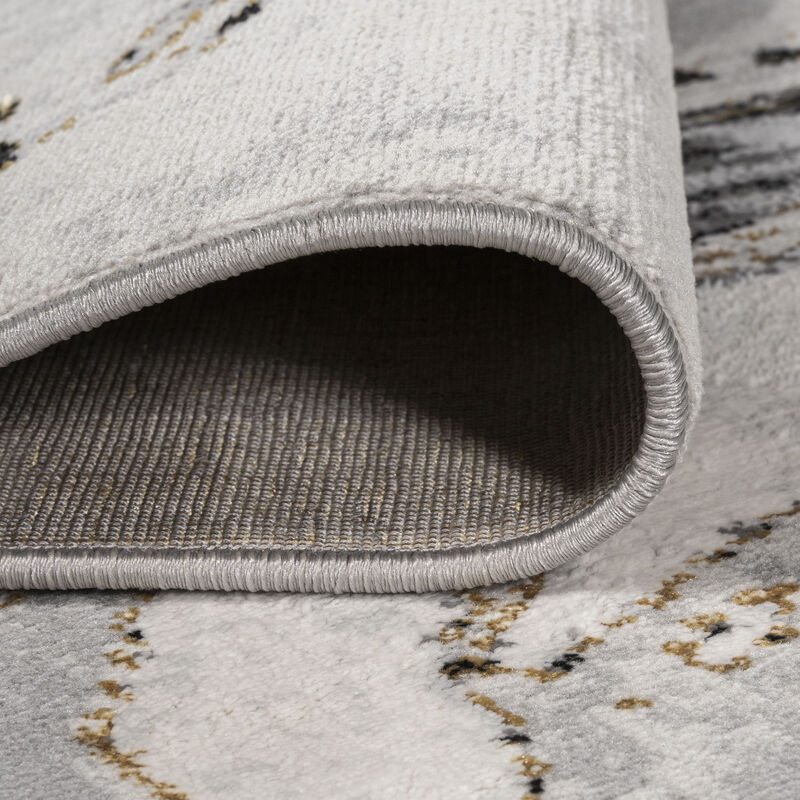 Swirl Marbled Abstract Area Rug