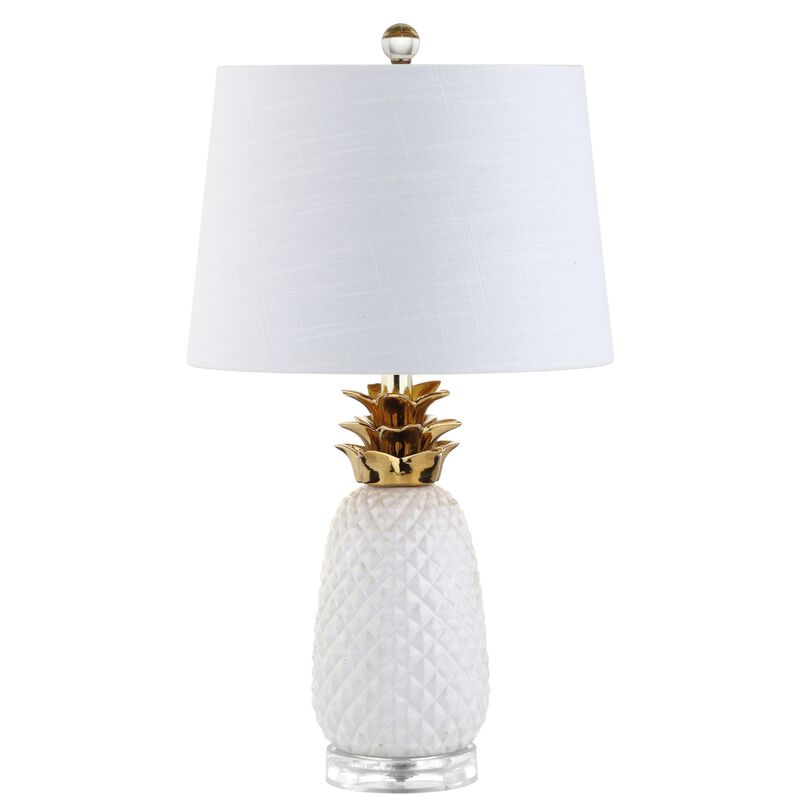 Pineapple Ceramic LED Table Lamp