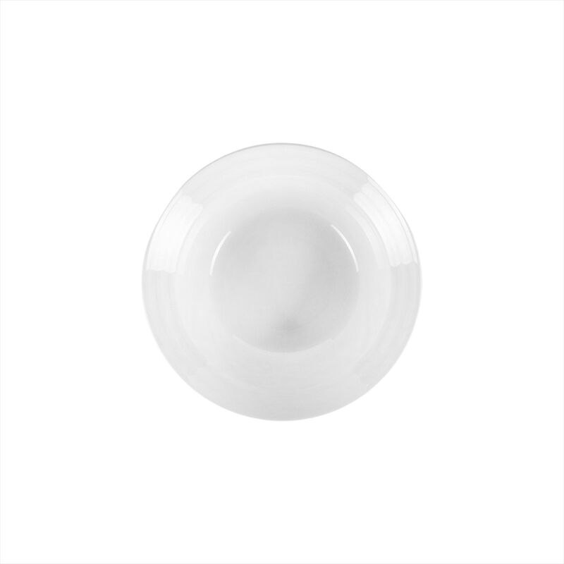Lizbon dia.9" h:2.75" 42 oz. Round White Porcelain Bowl (Set of 2) image number 1