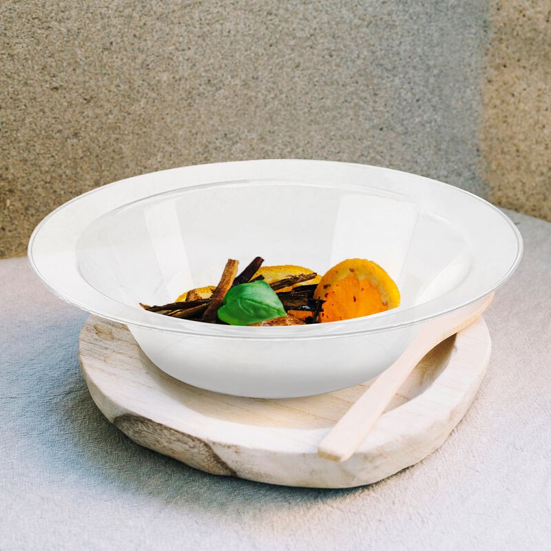 12 oz. Clear Economy Round Plastic Soup Bowls (120 Bowls) image number 7