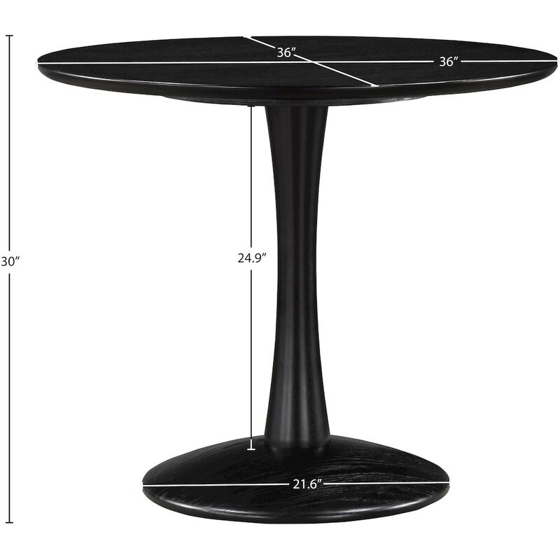 Meridian Furniture Tulip Black Dining Table