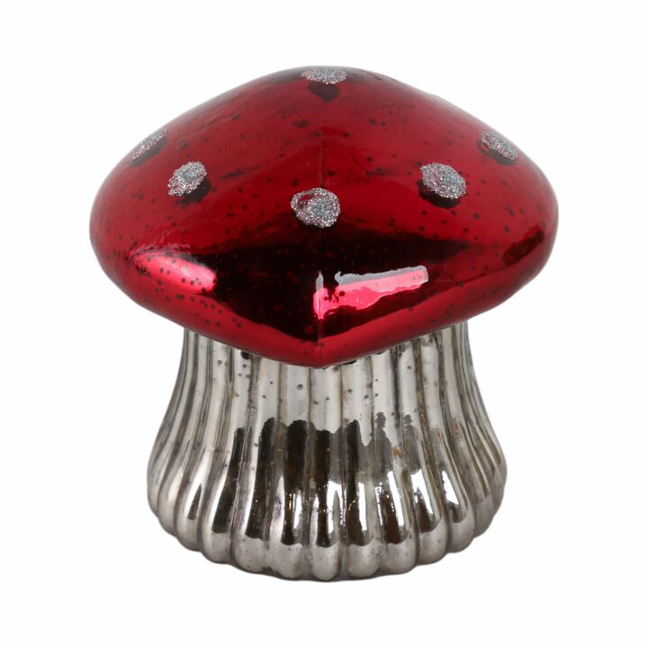Cinnamon Mushroom Candle, Red