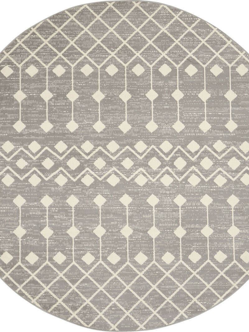 Grafix GRF37 Gray 8'6" x 12' Rug
