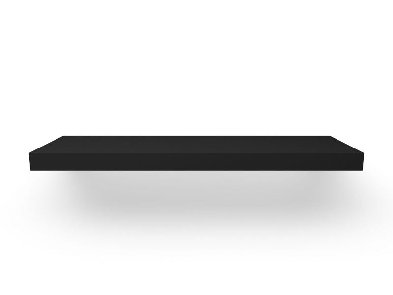 Black Painted Floating Shelf image number 3