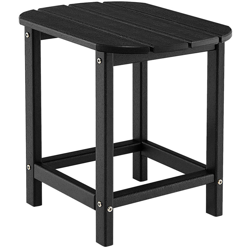 Weather Resistant Side Table for Garden Yard Patio Outdoor Use