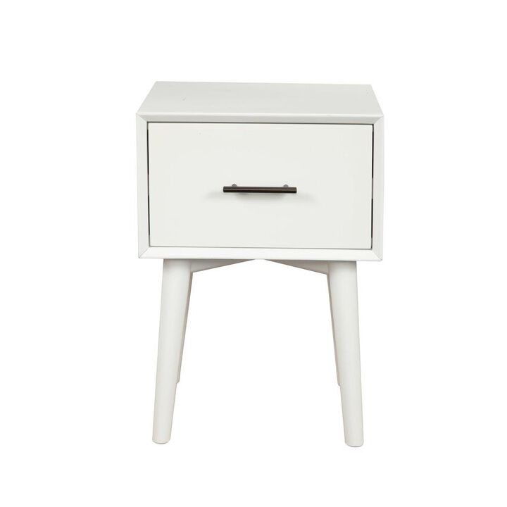 Flynn End Table, White