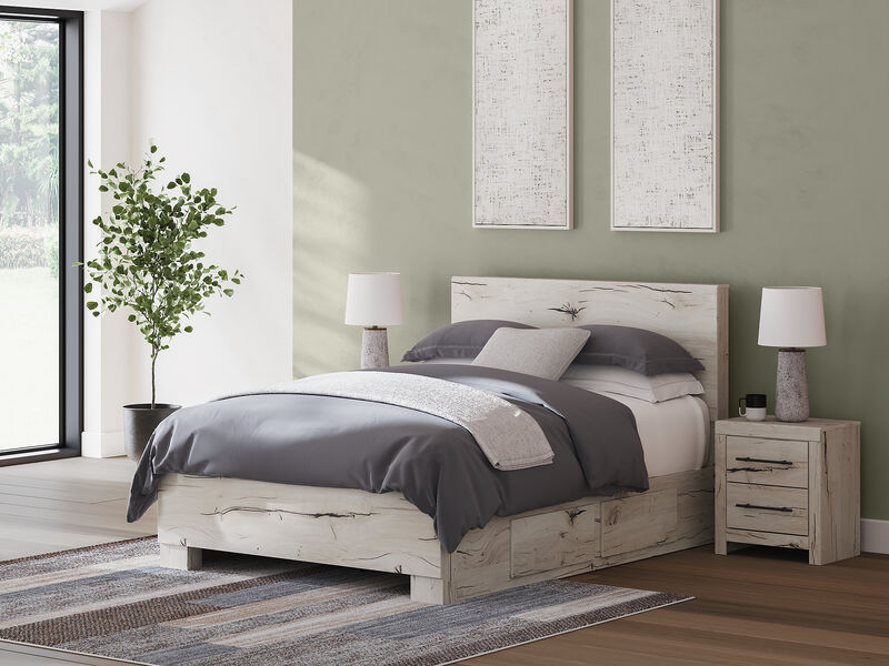 Lawroy Full Panel Bed with 4 Drawer Storage image number 1