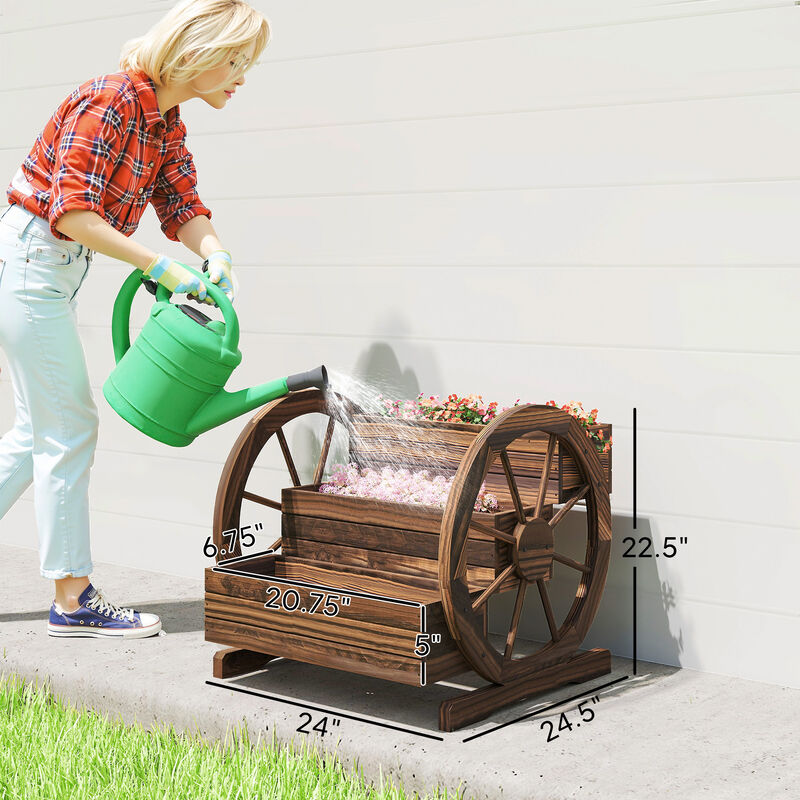Hivvago Tiered Garden Bed Planter Box image number 2