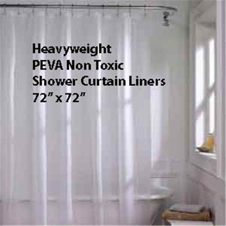 Carnation Home Fashions SCEVA1026 Heavy Gauge Peva Shower Curtain Liner Standard Size  Super