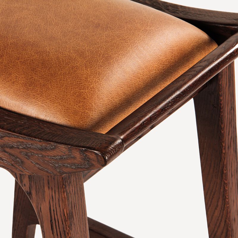 Porter Counter Stool- Brown