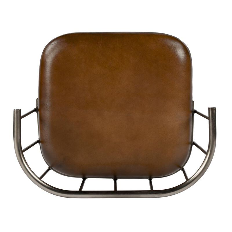 Butler Specialty Coriander Iron & Leather 25 Counter Stool, Multi-Color