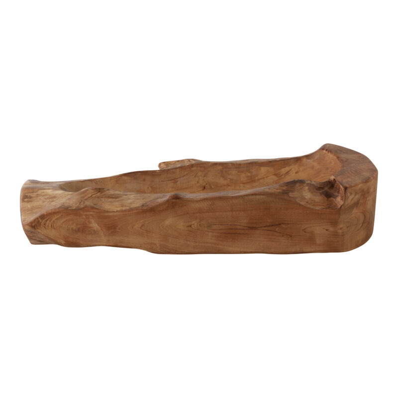 24x10" Long Teak Wood Bowl image number 3