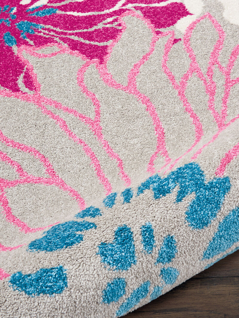 Passion PSN17 Gray 1'10" x 2'10" Rug image number 5