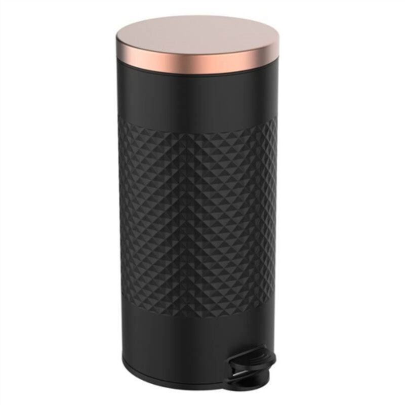 8-Gallon Hands-Free Step-On Trash Can &ndash; Durable Metal Waste Bin with Lid