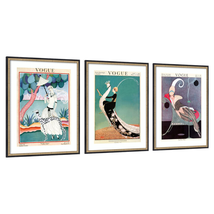 Vintage Fashion Cover I, II & IV 3 Piece