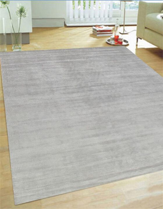 Pasargad Home Transitional Hand-Knotted Lamb's Wool Area Rug- 10' 0" X 13' 10"