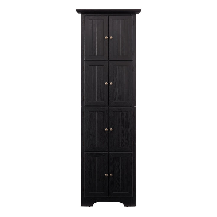 Donkra Corner Kitchen Pantry Storage Cabinet