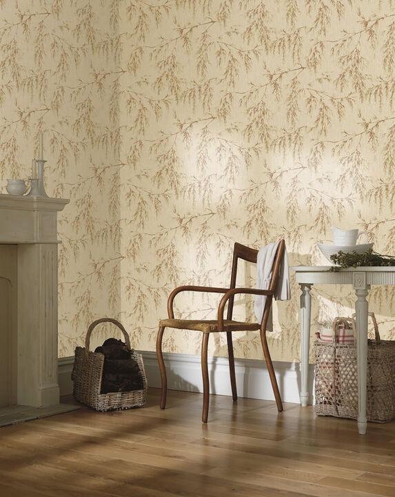 Eugenia Rust Willow Wallpaper