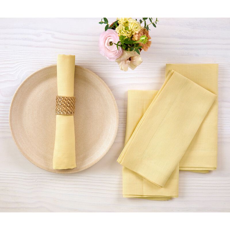 Christmas Linen Dinner Napkins 20 x 20 in Set of 4 - Fete, Solino Home