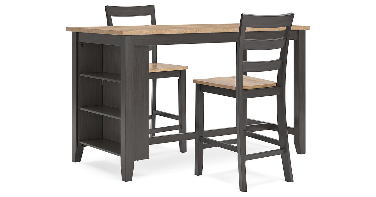 Gesthaven 3-Piece Counter Dining Set