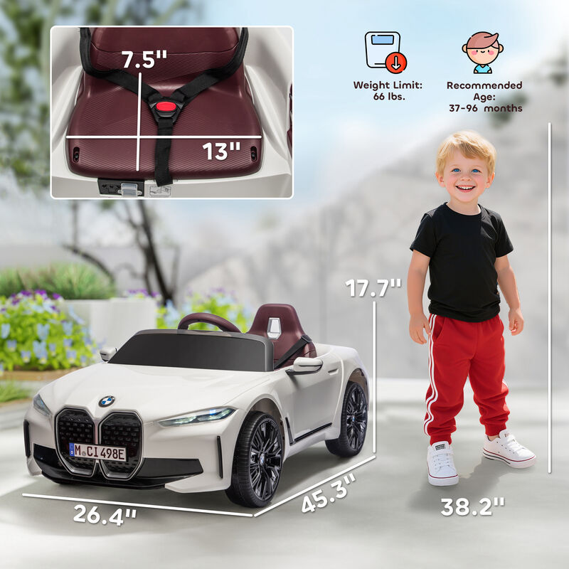 BreeBe 12V Electric Car for Kids with 2.4G Remote Control, Suspension image number 2