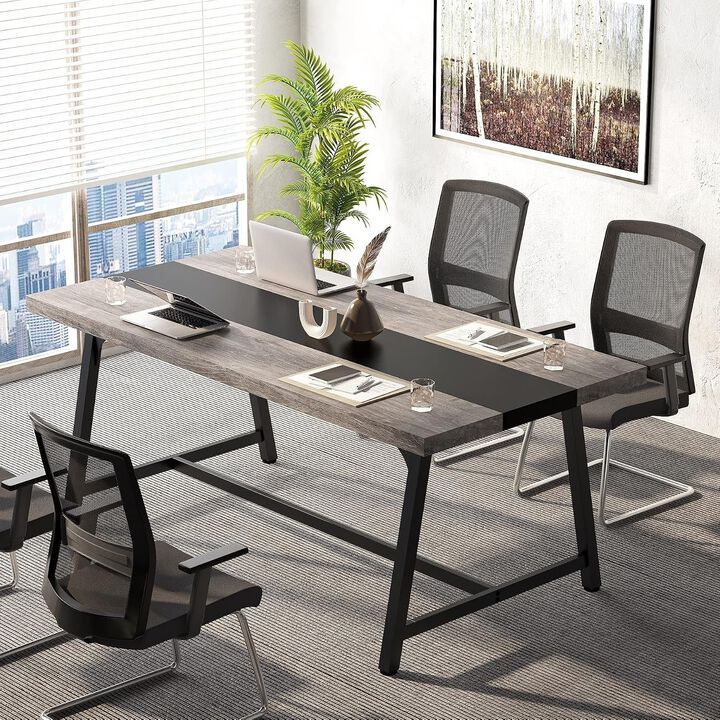 Tribesigns 70.8'' Conference Table Executive Desk Dining Table