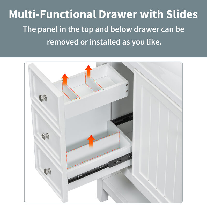 Merax  Bathroom Vanity with Ceramic Sink