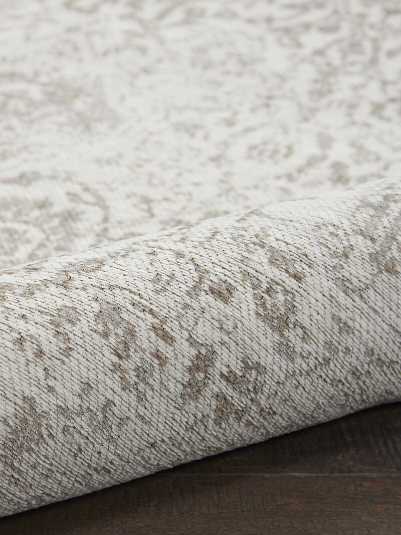 Damask DAS06 Ivory 3'6" x 5'6" Rug