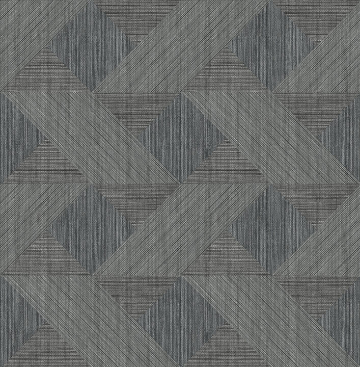 Presley Black Tessellation Wallpaper (Set of 2)