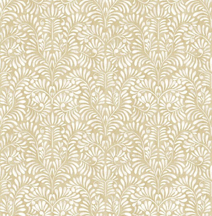 Elma Honey Fiddlehead Wallpaper