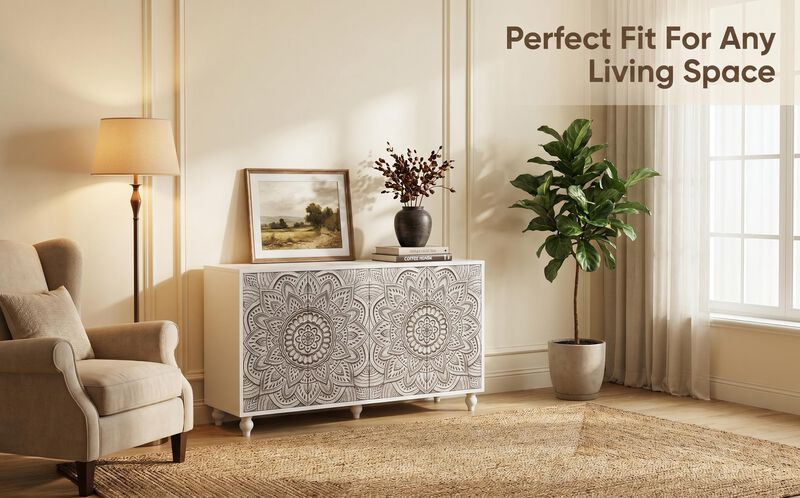 Judtik Embossed Sideboard image number 7