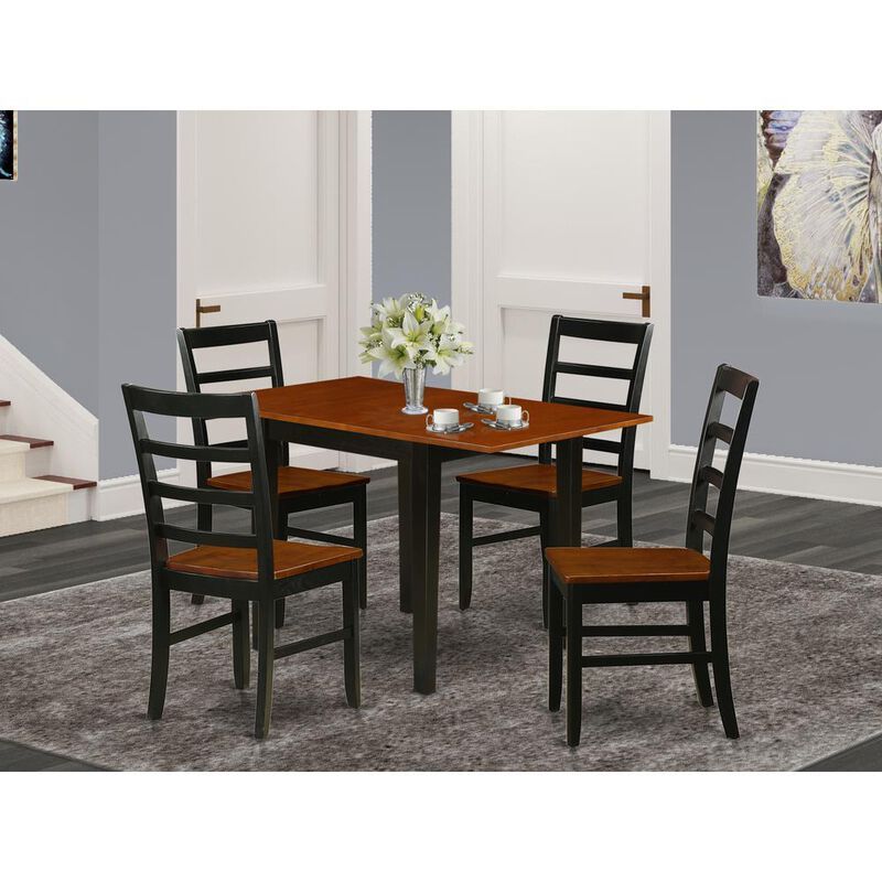 Dining Room Set Black & Cherry