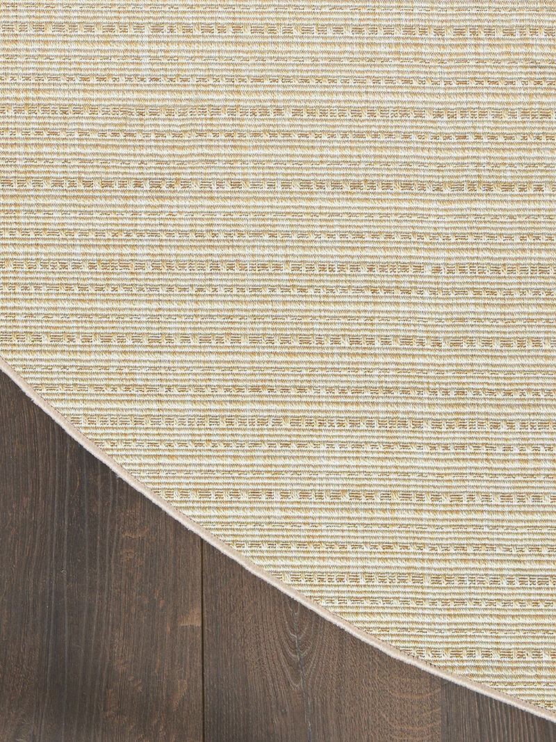 Tulum TLM01 Cream 8' x Round Rug