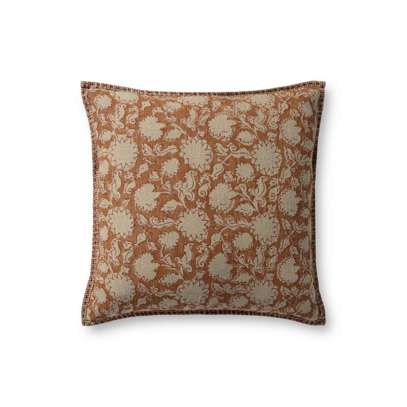 PLL0165 Rust 18''x18'' Down Pillow