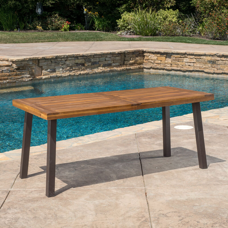 Kocen Modern Industrial Style Outdoor Coffee Table image number 7