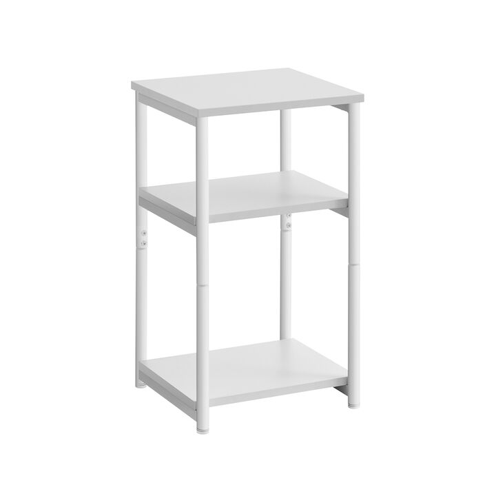 Hivvago Industrial 3-Tier Tall Side Table