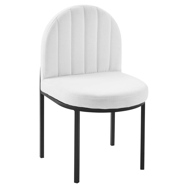 Isla Channel Tufted Upholstered Fabric Dining Side Chair image number 0