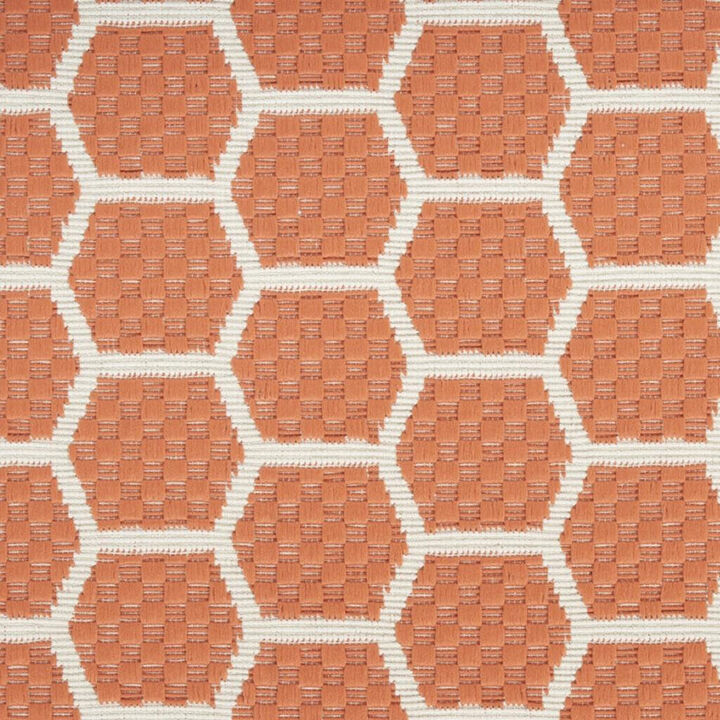 HomeRoots Geometric Indoor Outdoor Runner Rug