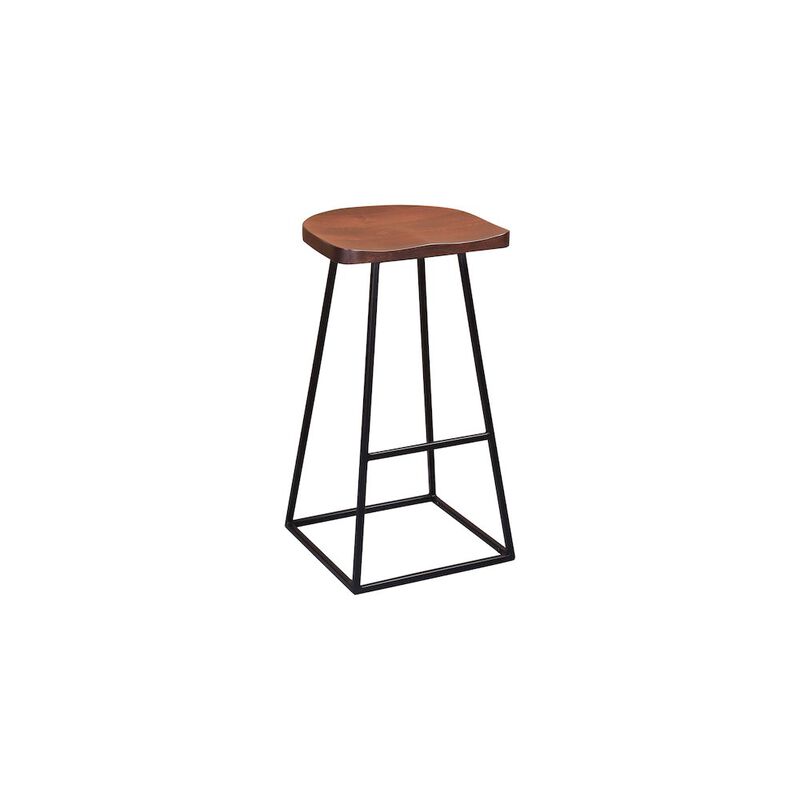 Porter Designs Clement Solid Wood 30 Bar Stool, Brown image number 0