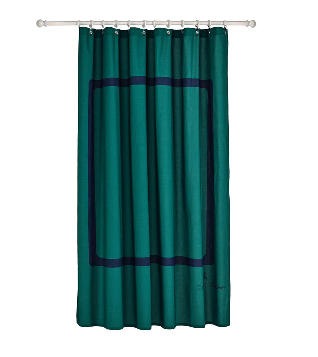 Brooks Brothers Contrast Frame Shower Curtain