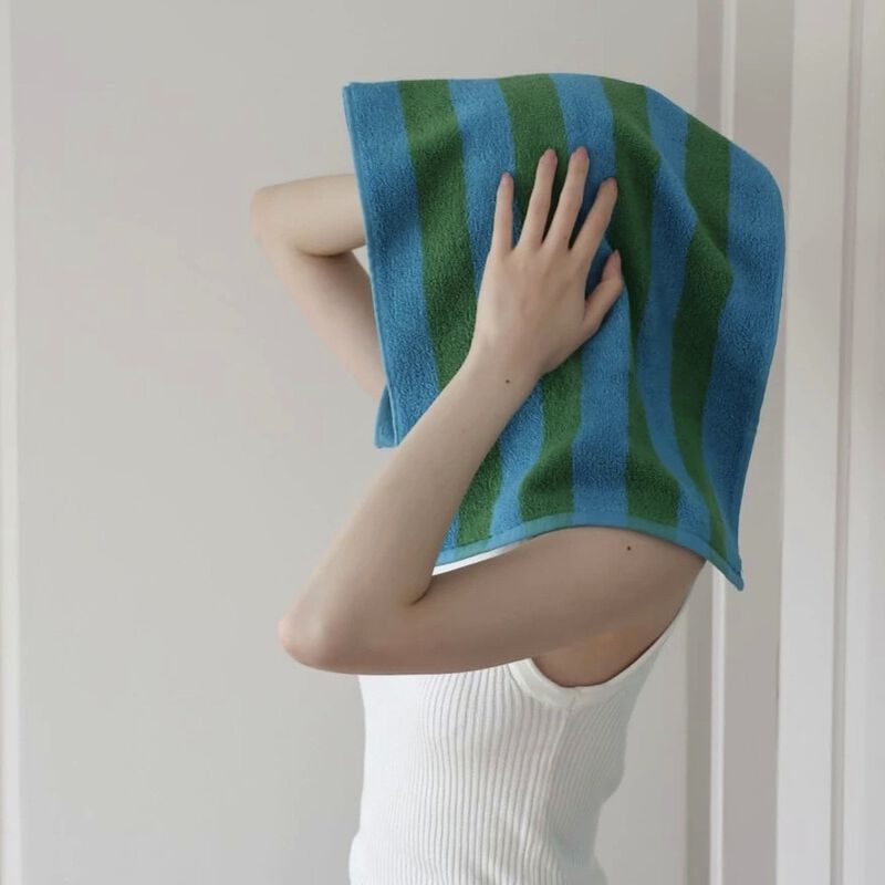 Terra Cabana Stripe Cotton Towel Set of 2 image number 2