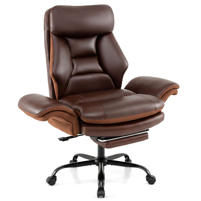 Ergonomic Faux Leather Office Chair for Big and Tall Users Home Office image number 0