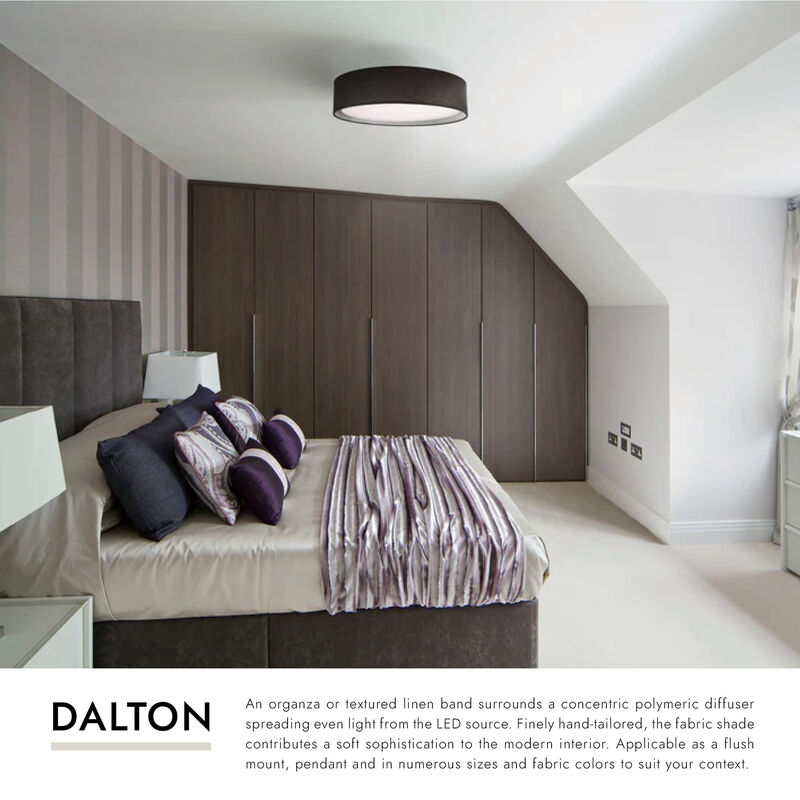 Dalton 16 in LED Flush Mount image number 1