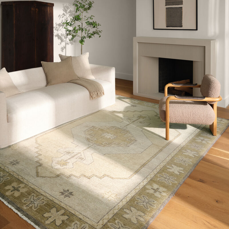 Salinas Sprig Cement 6'X9' Rug image number 6
