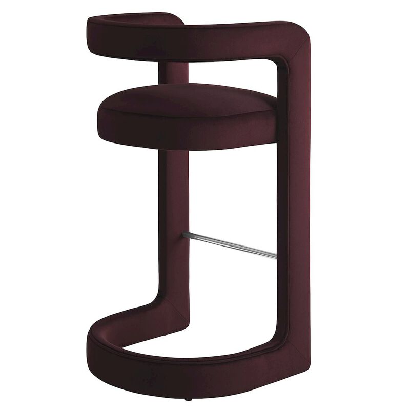 Winslow Performance Velvet Bar Stool image number 4