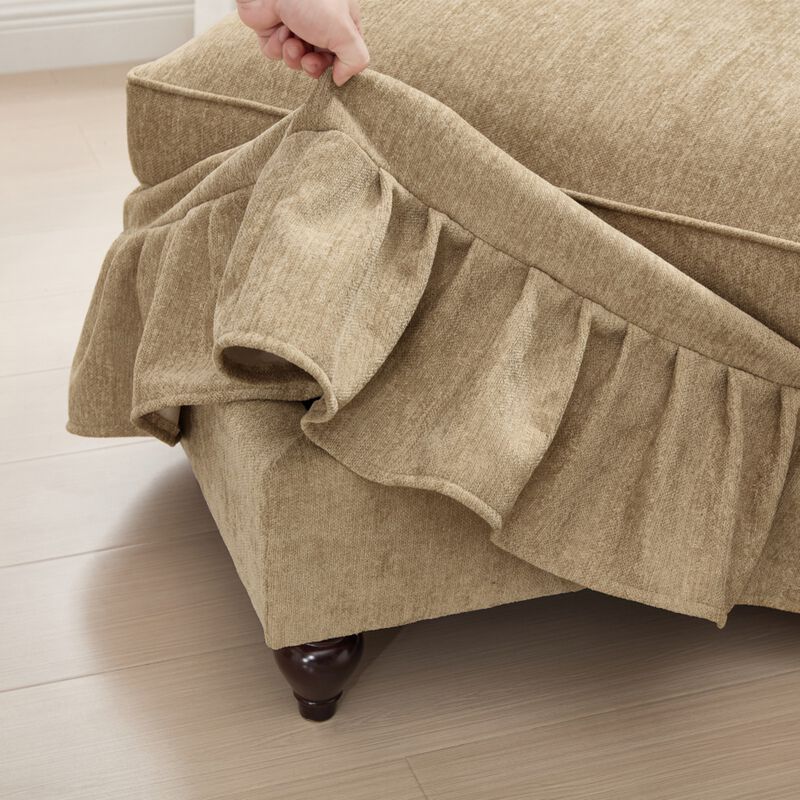 Niptar Mid-Century Modern Loveseat sofa image number 5