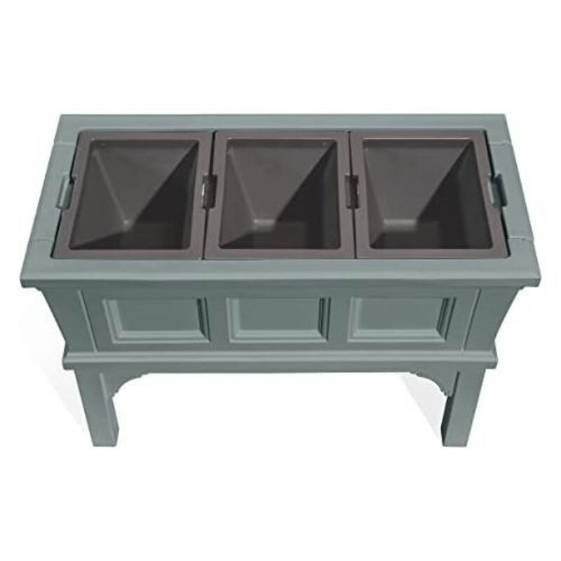 Rectangular Raised Garden Bed Planter Box with 3 Removeable Trays image number 1